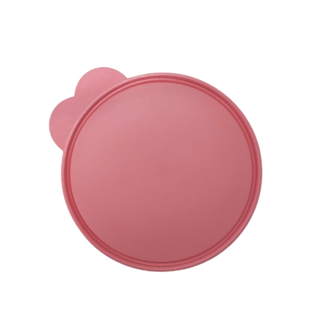 Tupperware Butterfly C Tab Replacement Lid Pink Vintage 6" Round 2541D-2 - Picture 2 of 6